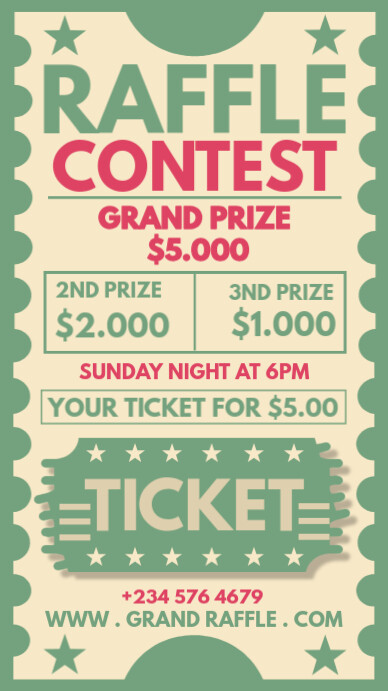 Raffle Contest Instagram 快拍 template