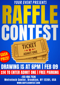 Raffle ticket Template | PosterMyWall