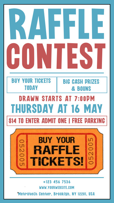 raffle contest Template | PosterMyWall