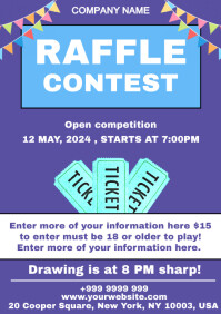 Class Raffle Template raffle contest Template | PosterMyWall
