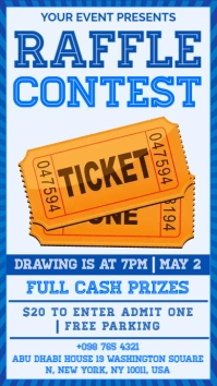 raffle contest Instagram Story template