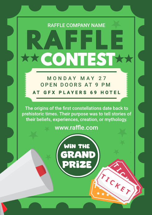 raffle contest Template | PosterMyWall