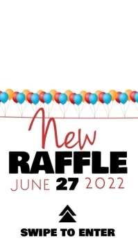 raffle contest design template Instagram Story