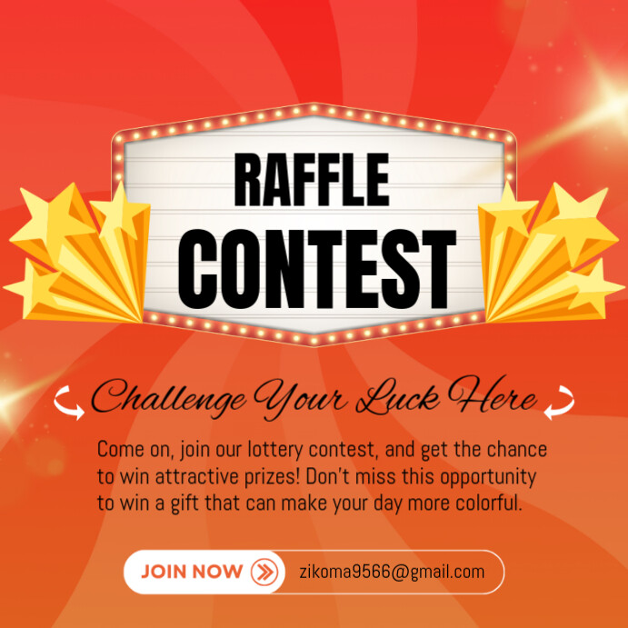Raffle contest Template | PosterMyWall