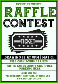 Raffle Contest A5 Template | PosterMyWall