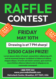 Tech Raffle Contest raffle contest Template | PosterMyWall