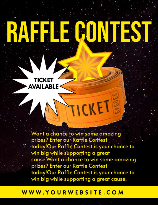 RAFFLE CONTEST Template | PosterMyWall