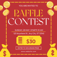 Raffle Contest Announcement Ads Template | PosterMyWall