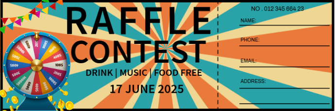 Raffle Contest Event Template | PosterMyWall