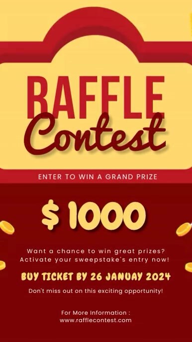 Raffle Contest Instagram Story Template | PosterMyWall