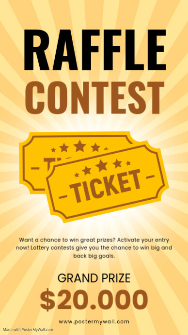 Raffle Contest Instagram Story Template | PosterMyWall