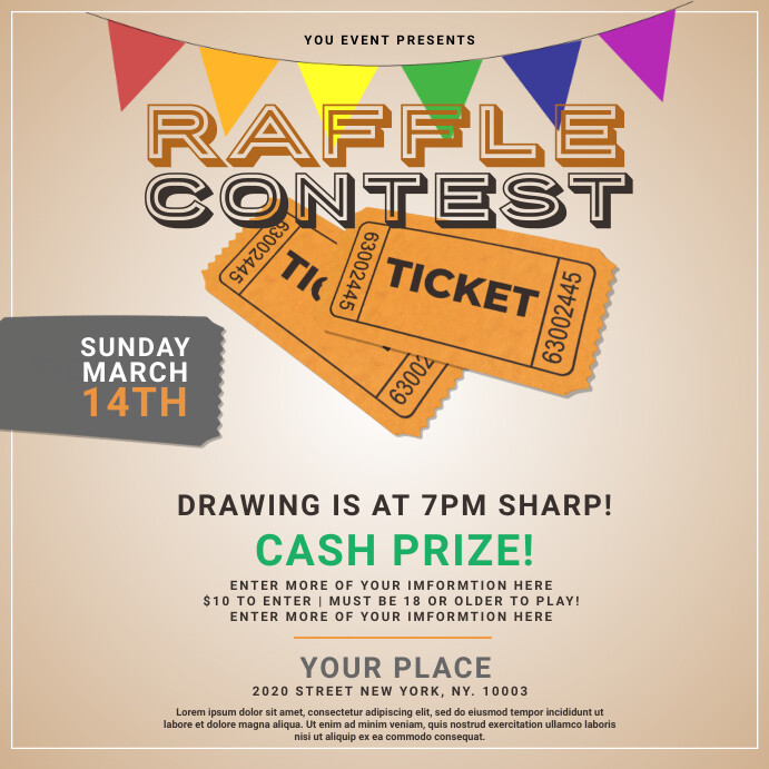 Instagram Raffle Spa Raffle Contest Instagram Template | PosterMyWall