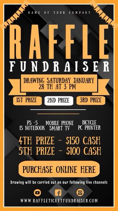 Raffle contest post Template | PosterMyWall