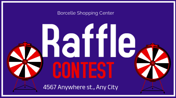 Google A Raffle Presentation Example Raffle Contest Presentation Template | PosterMyWall