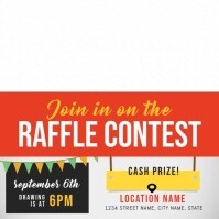 Facebook Raffle Post Template Raffle Contest Template | PosterMyWall
