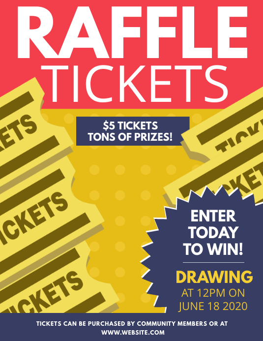 Raffle Template | PosterMyWall