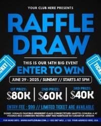 Raffle Draw Instagram Portrait template