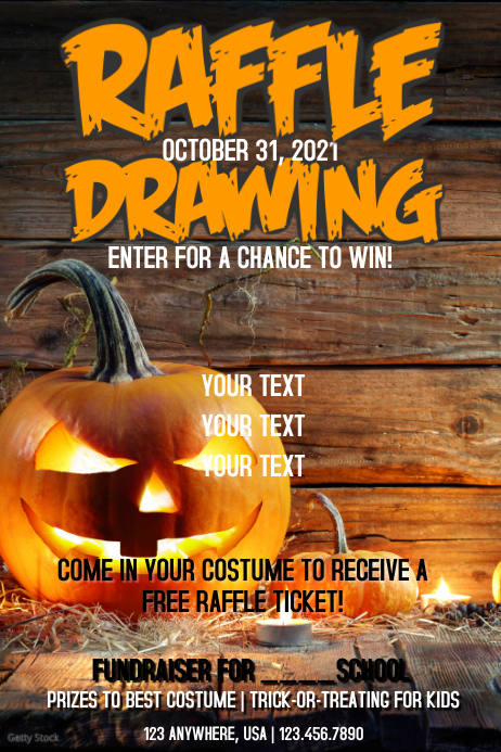 Copy of RAFFLE DRAWING | PosterMyWall