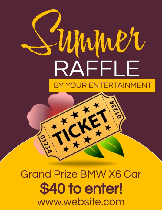 Raffle Flyer Template | PosterMyWall