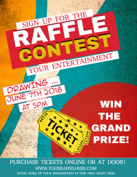 RAFFLE Flyer (US Letter) template