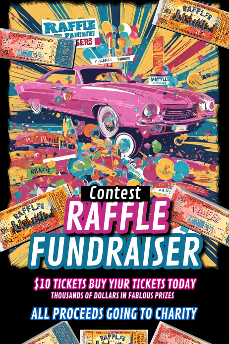 Raffle Flyer Templates | PosterMyWall