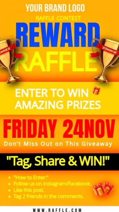 Sample Raffle Promo Raffle flyer templates | PosterMyWall