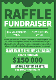raffle fundraiser Template | PosterMyWall