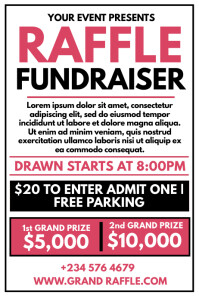 Raffle drawing Template | PosterMyWall