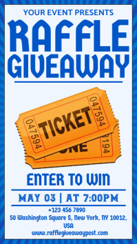 Mid Week Raffle 50/50 raffle cash Template | PosterMyWall