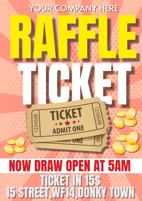 Raffle giveaway Template | PosterMyWall