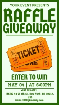 raffle giveaway Instagram Story template