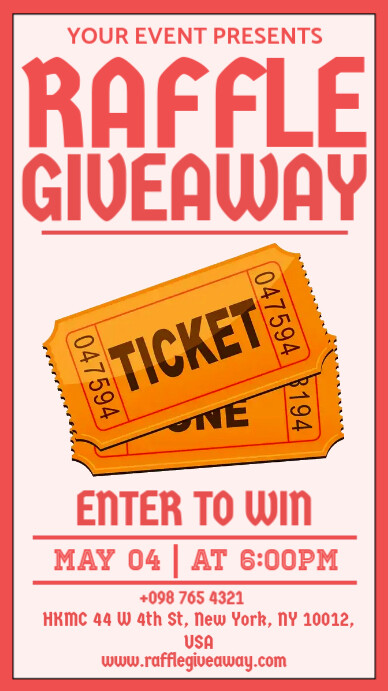 Flat Screen Raffle Modèle raffle giveaway | PosterMyWall