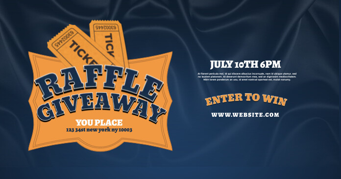 Facebook Raffle Template Brosur Undian Brosur Undian Facebook Templat | PosterMyWall