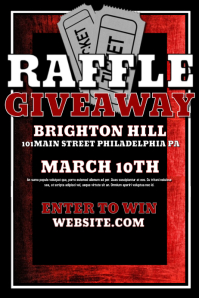 Weekly Raffle Banner Raffle Poster Template | PosterMyWall