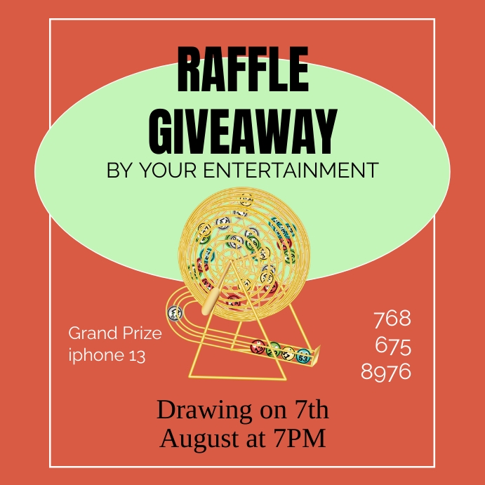 Copy of Raffle IG | PosterMyWall