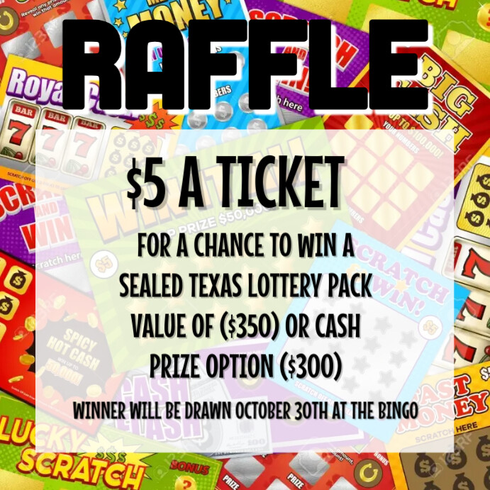 Raffle Lottery Template | PosterMyWall