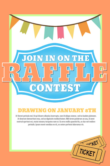 Raffle Template | PosterMyWall