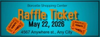 Raffle Ticker Facebook Cover Photo template