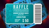 Raffle Ticket , Raffle contest Blog Header template