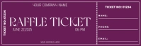 Raffle Ticket Card | Raffle Ticket | Raffle Ticket 2025 Banner 2' × 6' template