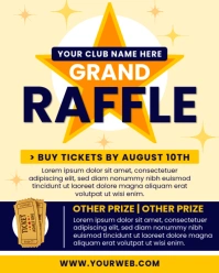Raffle Ticket Competition Instagram Portrait template