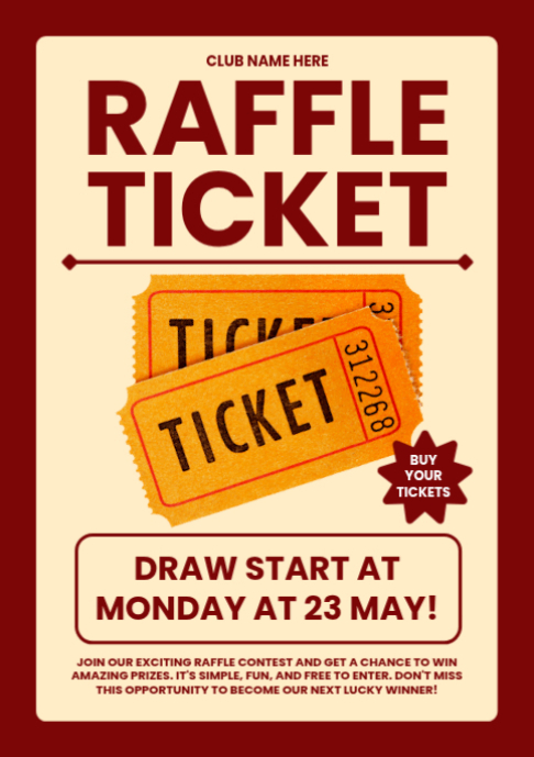 Copy of Raffle Ticket Contest A2 | PosterMyWall