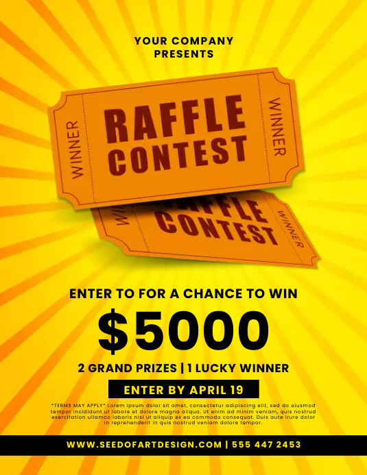 Raffle Winner Template