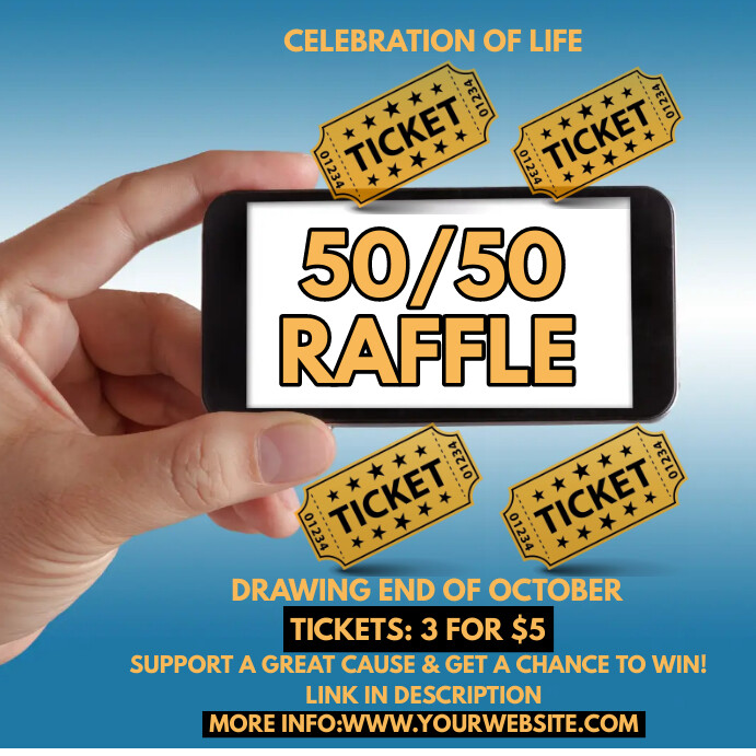 Flat Screen Raffle RAFFLE TICKET Template | PosterMyWall