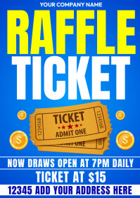 raffle ticket Template | PosterMyWall