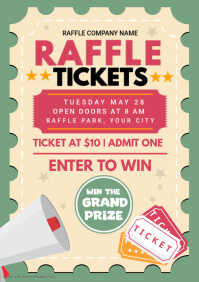 Sample Raffle Certificate Raffle Contest Template | PosterMyWall