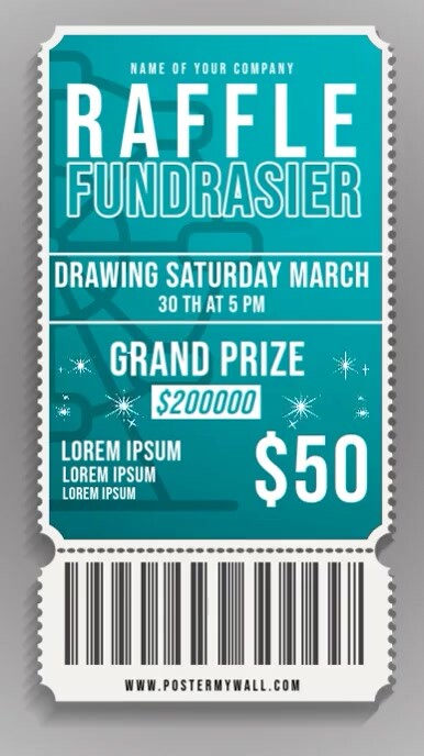 Google Raffle Images Copy of Raffle Ticket | PosterMyWall
