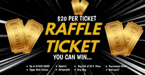 Black Raffle Promotion Facebook Shared Image Template