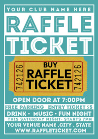 raffle ticket A1 template
