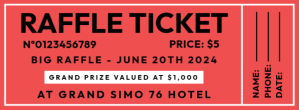 raffle ticket Facebook Cover Photo template